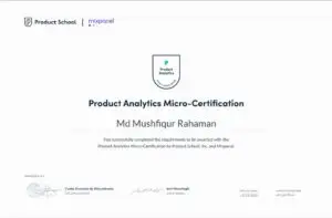 Product Analytics Micro-Certification